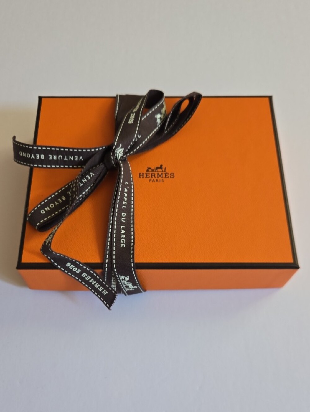 Hermès Orange Box Dust Bag & 2023 Ribbon Authentic Packaging Set - Picture 2 of 7